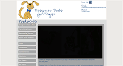 Desktop Screenshot of designerdudsfordogs.com